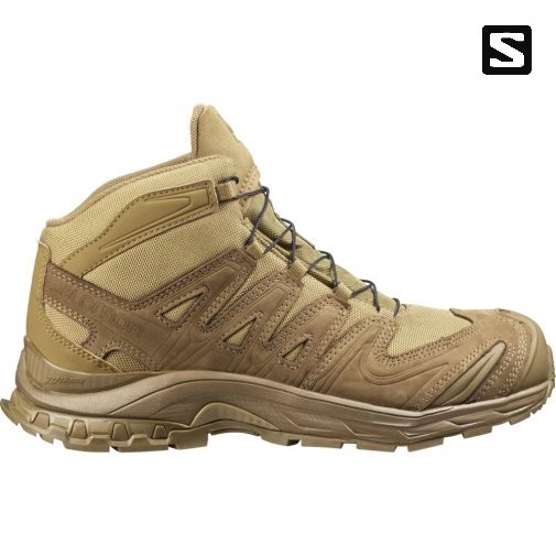 Brown Salomon Xa Forces Mid Women's Tactical Boots | IE LS3214